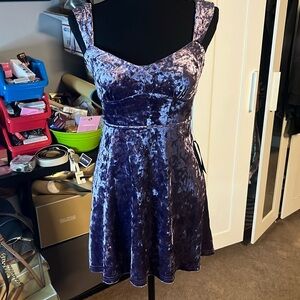 NWT XS velvet Lush dress